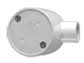 1 WAY ROUND JUNCTION BOX c/w Lid+Bolt 20mm