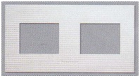 PLATE2-GANG 4- DEVICE WHITE