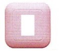 PLATE-1 GANG-1 DEVICE PINK